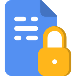 Arquivo de bloqueio  Ícone