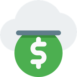 Cloud Dollar  Icon