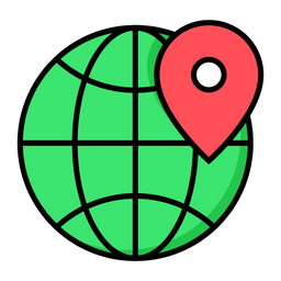 Global Location  Icon