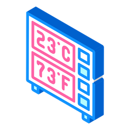 Digital Thermometer  Icon