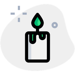 Burning Candle  Icon