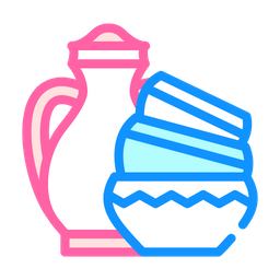 Pot And Bowl  Icon