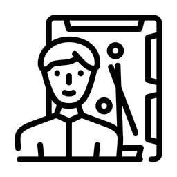 Billardspieler  Symbol