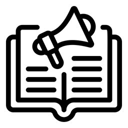 Buchmarketing  Symbol