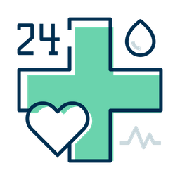 24 Hours Service  Icon