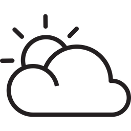 Cloud Sun  Icon