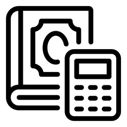 Buchhaltungsbuch  Symbol