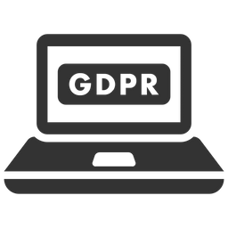 Gdpr Laptop Security  Icon