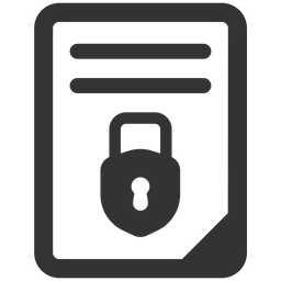 File Lock  Icon