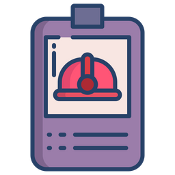 Engineer Id Card  Icon