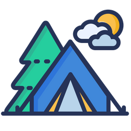 Camp  Icon