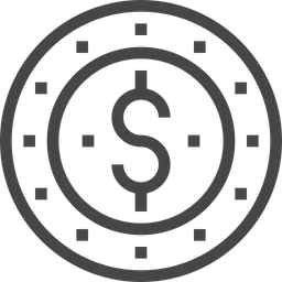 Dollar Coin  Icon