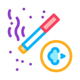 Alergia ao cigarro  Ícone