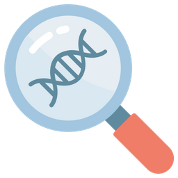 DNA Magnifier  Icon