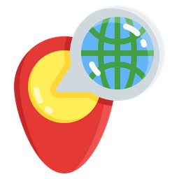 Global Location  Icon