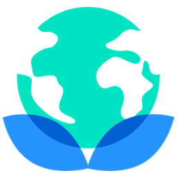 Grüner Planet  Symbol