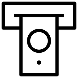 Geldautomat  Symbol