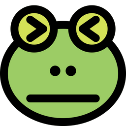 Frosch verwirrt  Symbol