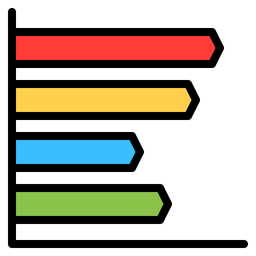 Gráfico de barras  Ícone