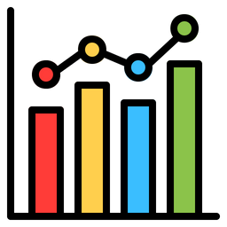 Gráfico de barras  Ícone