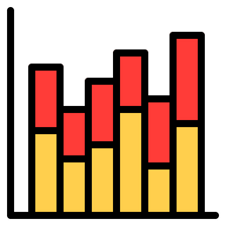 Gráfico de barras  Ícone