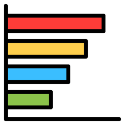 Gráfico de barras  Ícone