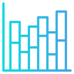 Gráfico de barras  Ícone