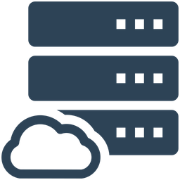 Cloud Server  Icon