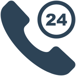 24 Hours Call  Icon