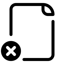 Datei abbrechen  Symbol