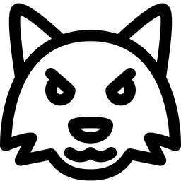 Fuchs schmollend  Symbol