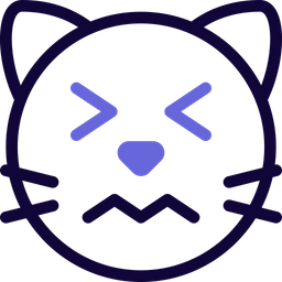 Katze verwirrt  Symbol