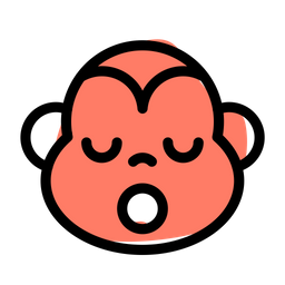 Monkey Sleepy  Icon