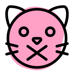 Cat Closed Mouth  Icon