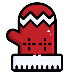 Christmas Mitten  Icon