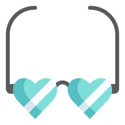 Heart Glasses  Icon