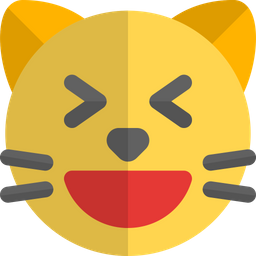 Cat Grinning Squinting  Icon