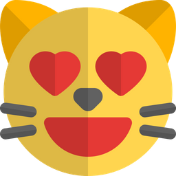 Cat Heart Eyes  Icon