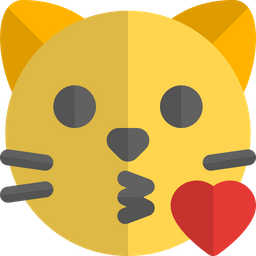 Cat Kissing Love  Icon