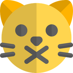 Cat Closed Mouth  Icon