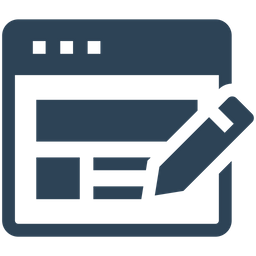 Edit Website  Icon