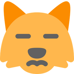 Fox Sad Closed Eyes  Icon