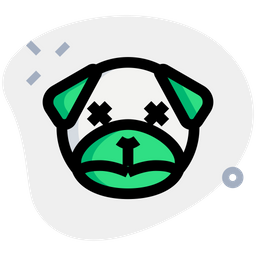 Pug Sad Death  Icon