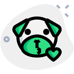 Pug Kiss  Icon