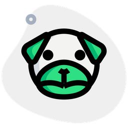 Pug Frowning  Icon