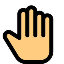 Handfläche  Symbol