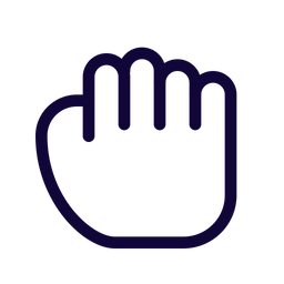 Hold Hand Pointer  Icon