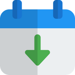 Calendar Download  Icon