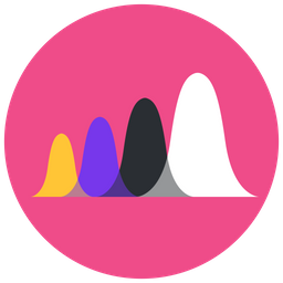 Bell Curve Chart  Icon