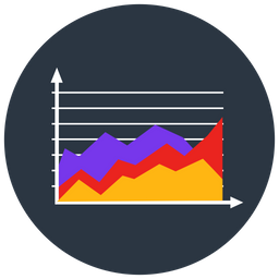 Area Chart  Icon